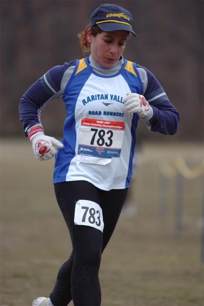 Cheryl Scher, 42, of the Raritan Valley Road Runners.