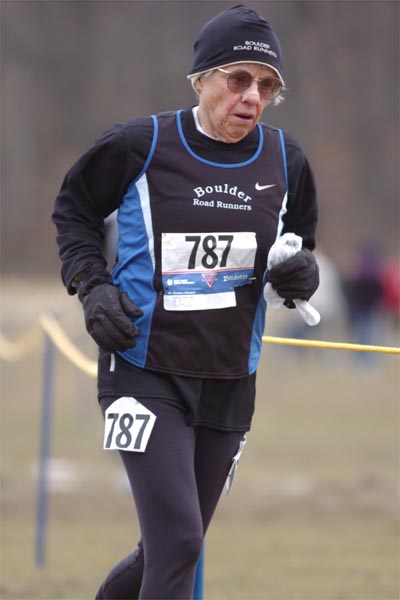 Judith Smythe, 68, of the Boulder Road Runners.