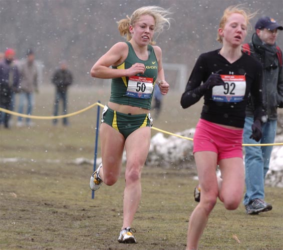 Zoe Nelson, a freshman at the University of Oregon and former high school cross country national champion.