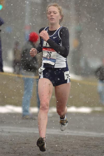 BYU freshman Amy Fowler finished 12th in 21:23.