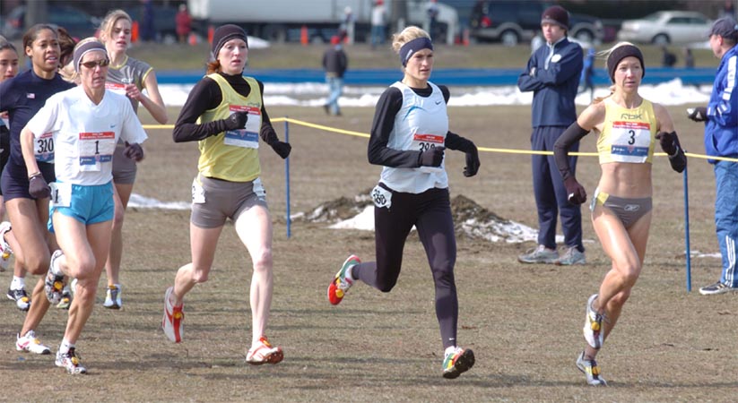 Right from the start, Blake Russell (right) took it out. Sharon Dickie-Thompson, Katie McGregor, and Colleen De Reuck followed.