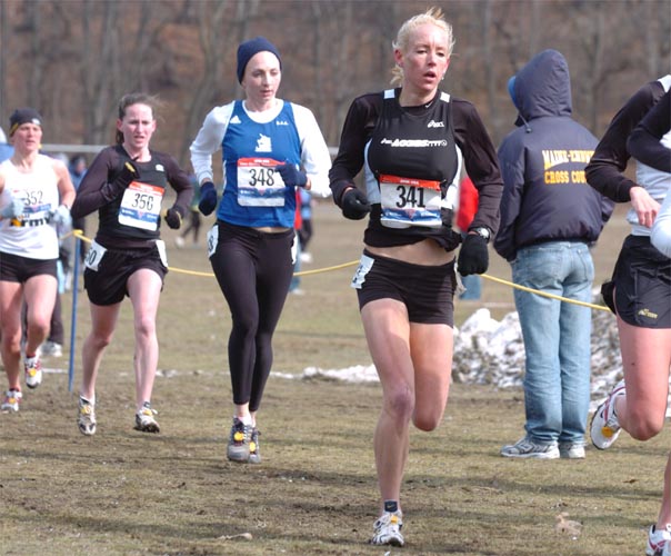 Heather Gibson of the Asics Aggies Running Club.