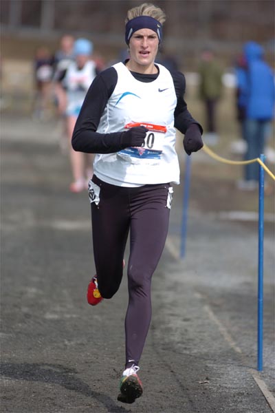 Sharon Dickie-Thompson, running in sixth place, is in the midst of a great season.