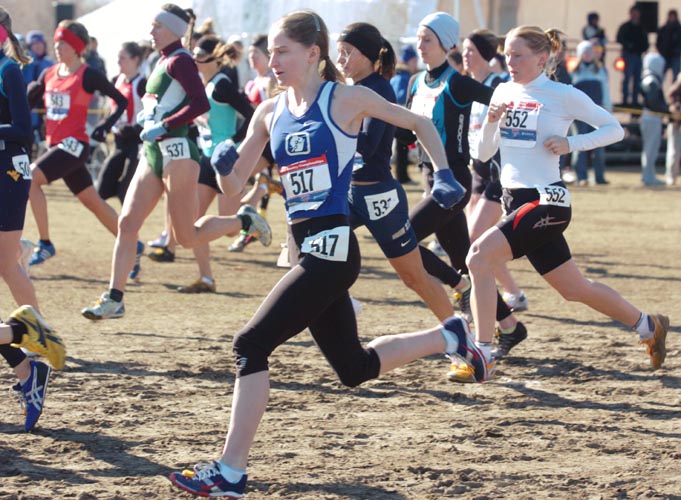 Bethany Brewster (#517) was one of quite a few women who doubled back for the short course race on the second day of the event. This is the last year that the meet would have both the long course and short course races.