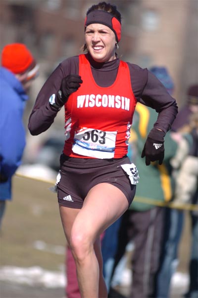 Brionne Yosten of the University of Wisconsin finished 27th in 13:31.