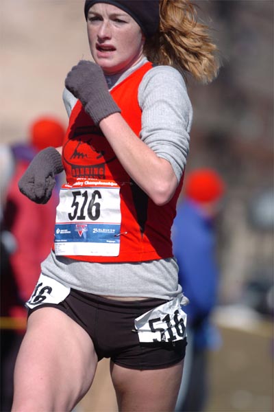 Edann Brady of the Haddonfield Running Company finished 39th in 13:50.