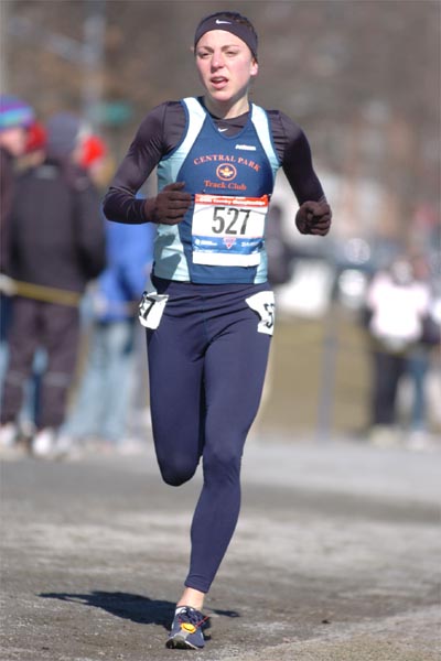 Lauren Esposito of the Central Park Track Club finished 41st in 13:56.